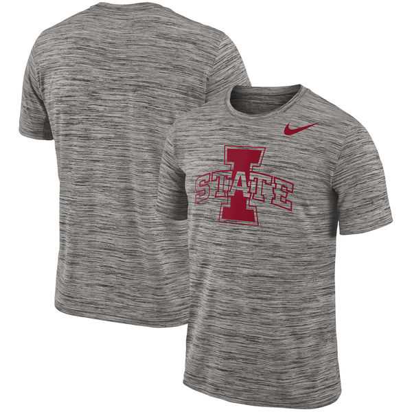 Nike Iowa State Cyclones Charcoal 2018 Player Travel Legend Performance T-Shirt,We sell and wholesale Nike Iowa State Cyclones Charcoal 2018 Player Travel Legend Performance T-Shirt on line form chian!